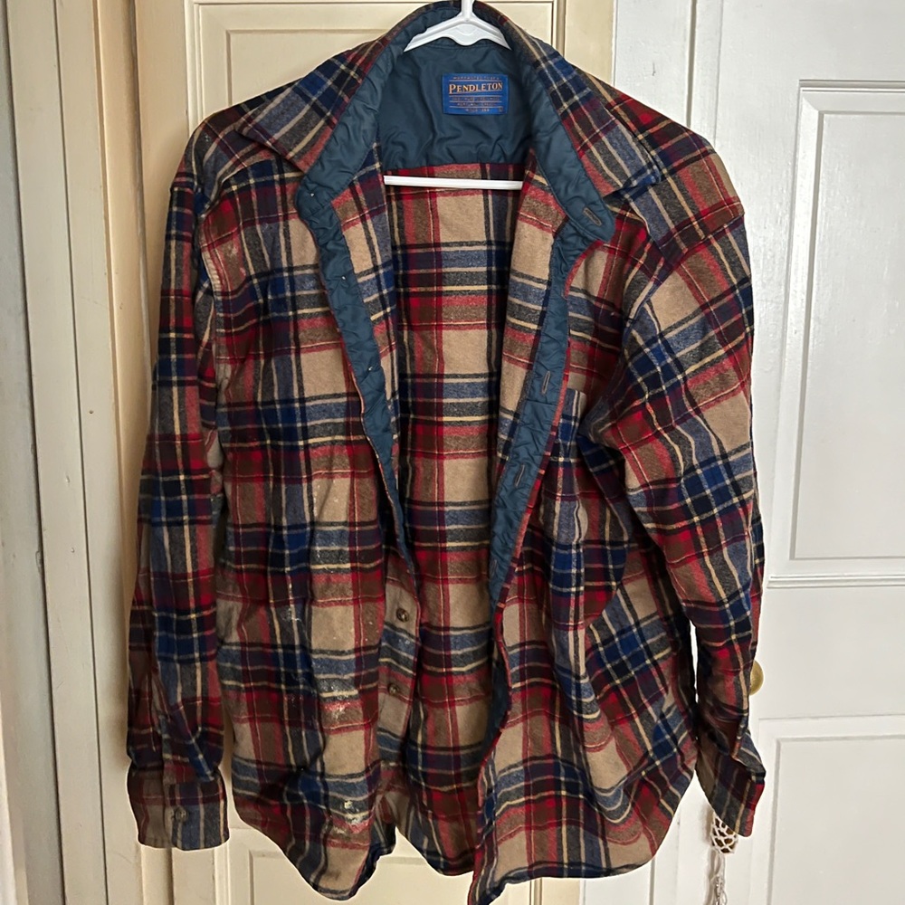 Pendleton plaid button down